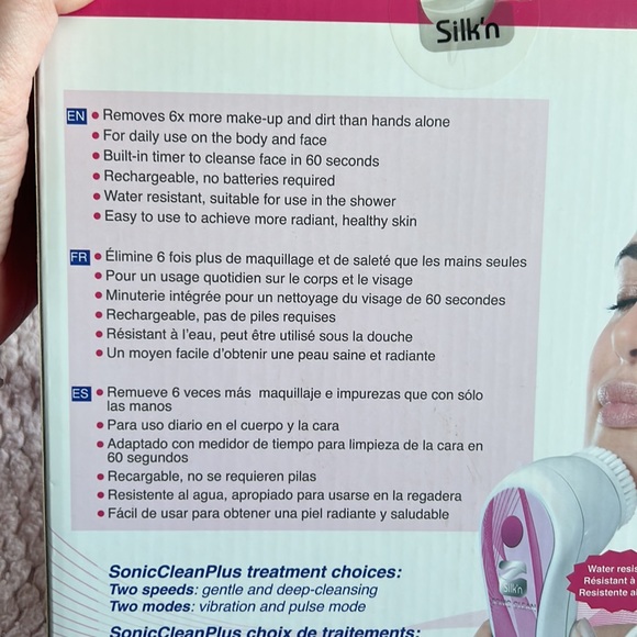 BNIB Silk’n sonic clean plus & replacement brushes - Picture 6 of 8